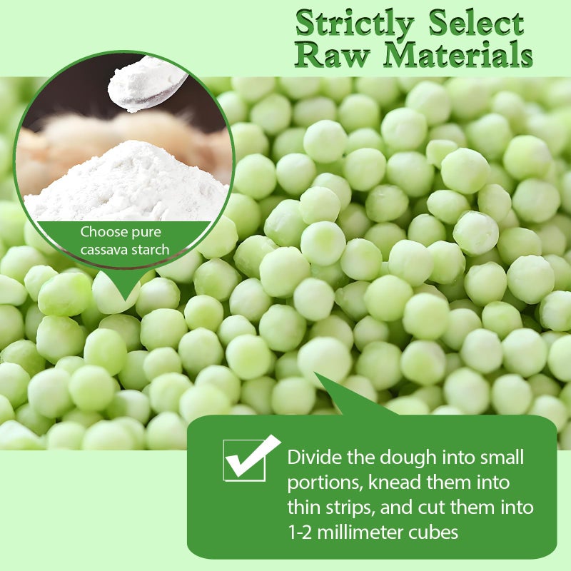 Small Tapioca Pearls for Bubble Tea, Quick Cook Boba, 1.1 lb, Vegan and Gluten-Free - Image 3