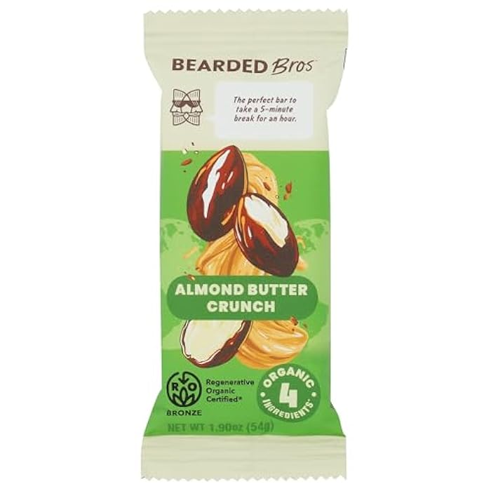 Bearded Brothers Organic Double Almond Butter Crunch Bar, 1.9 Oz - Image 1
