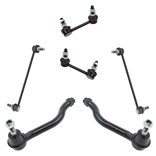 TRQ Front and Rear Steering & Suspension Kit Sway Bar Stabilizer Link Tie Rod Compatible with 2007-2013 Nissan Altima 2009-2014 Maxima 2011-2012 Murano - Image 1