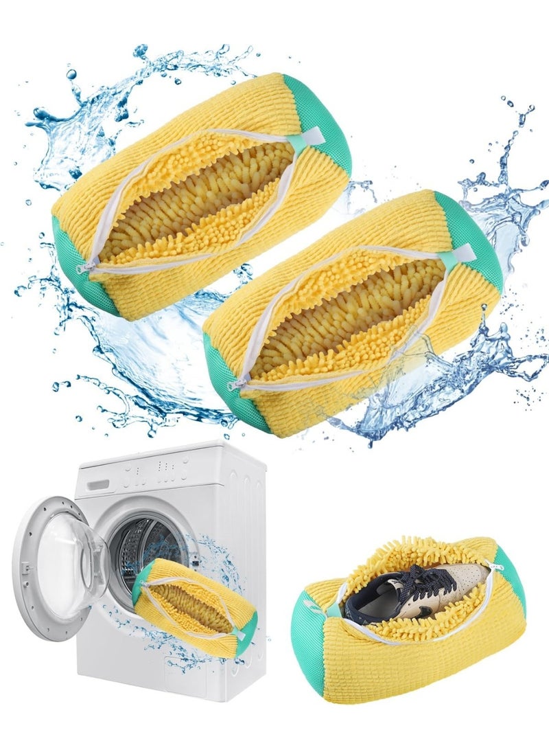Shoe Bag for Washing Machine - Reusable Shoe Cleaning Bag for Sneaker Tennis Shoes Unstain Cleaner Kit(2 Pcs) - Image 1