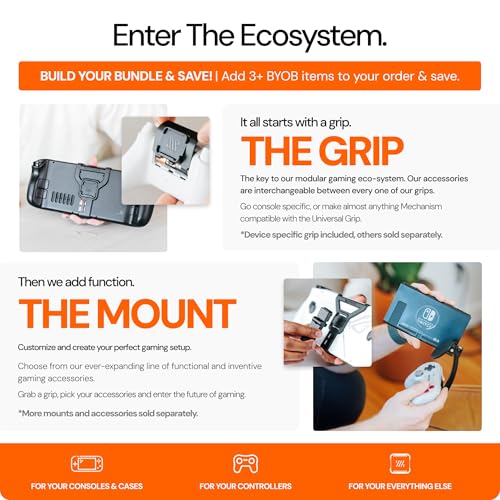 Mechanism Phone Mount Console Bundle for Steam Deck | Easily Connect Any iPhone or Android Using Our Phone Mount | Case Friendly Steam Deck Accessories | Deckmate - Image 3