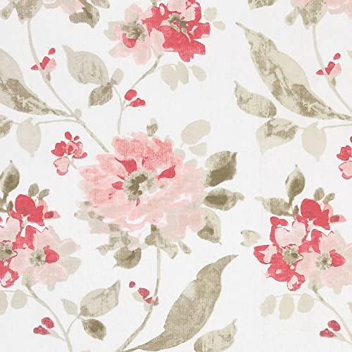 Trance Home Linen 108TC 100% Cotton Thick Printed Diwan Set | Deewan Bedsheet Set for Living Room(Set of 6 Pc, 1-Bed Sheet 48x88 Inch | 2-Bolster Cover 16x32 in | 3-Cushion Cover 16x16 in)-Tashi Pink - Image 2