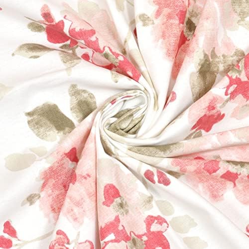 Trance Home Linen 108TC 100% Cotton Thick Printed Diwan Set | Deewan Bedsheet Set for Living Room(Set of 6 Pc, 1-Bed Sheet 48x88 Inch | 2-Bolster Cover 16x32 in | 3-Cushion Cover 16x16 in)-Tashi Pink - Image 5