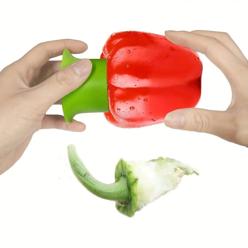 2 Piece Vegetable Corer And Seed Remover Kit For Peppers Cucumbers Avocados Pumpkins Heavy Duty ABS Plastic Easy To Clean Baking Grilling - Image 2