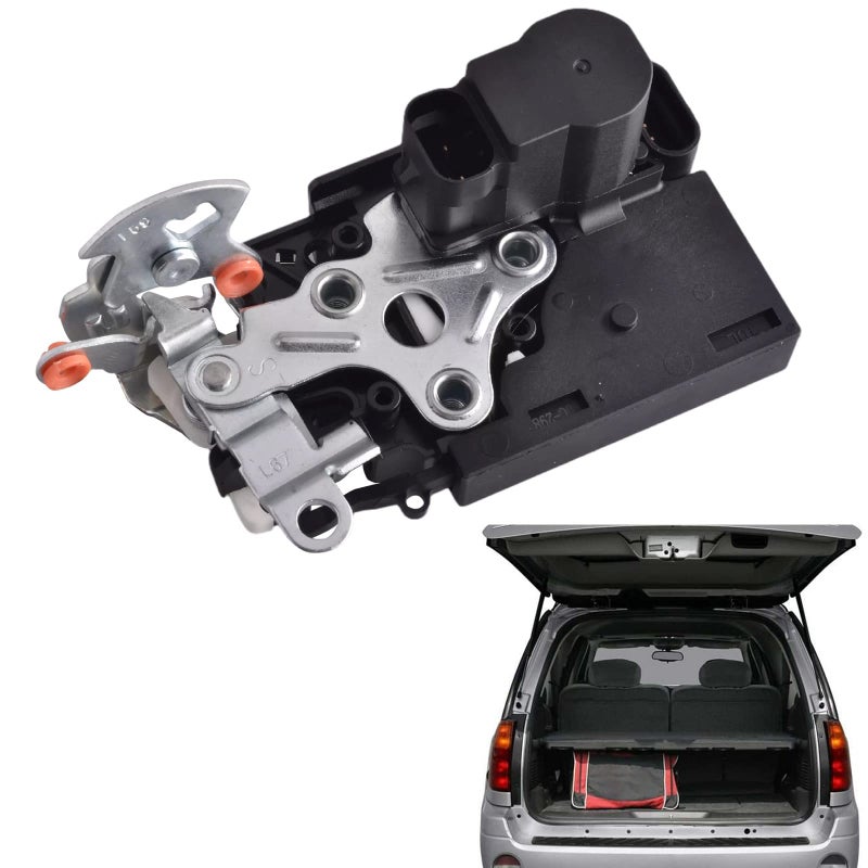 Unikpas Rear Tailgate Door Lock Latch Actuator Compatible for Chevrolet Trailblazer GMC Envoy Buick Rainier Isuzu Ascender Oldsmobile Bravada Saab Replaces 931298 15110511