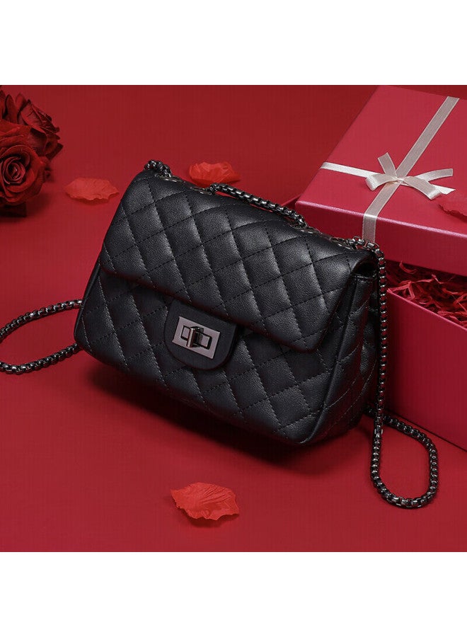 Viney Leather Handbag, Women's Brand Chain Bag, Light Luxury Shoulder Crossbody Bag, Birthday Gift For Girlfriend, Qixi Festival Gift - Image 1