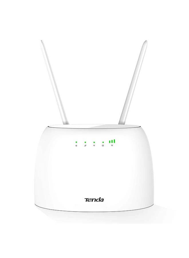 تيندا راوتر واي فاي فولتي N300 يدعم تقنية 3G/4G طراز 4G06 أبيض - Image 1