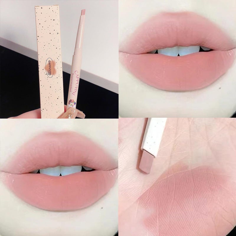 Domality 5 Colors Lip Liner Pen Set, 5pcs Nude Pink Lipstick Set, Longwear Waterproof Creamy Matte Finish Lip Pencil for Defines Perfect Lip Shape - Image 5