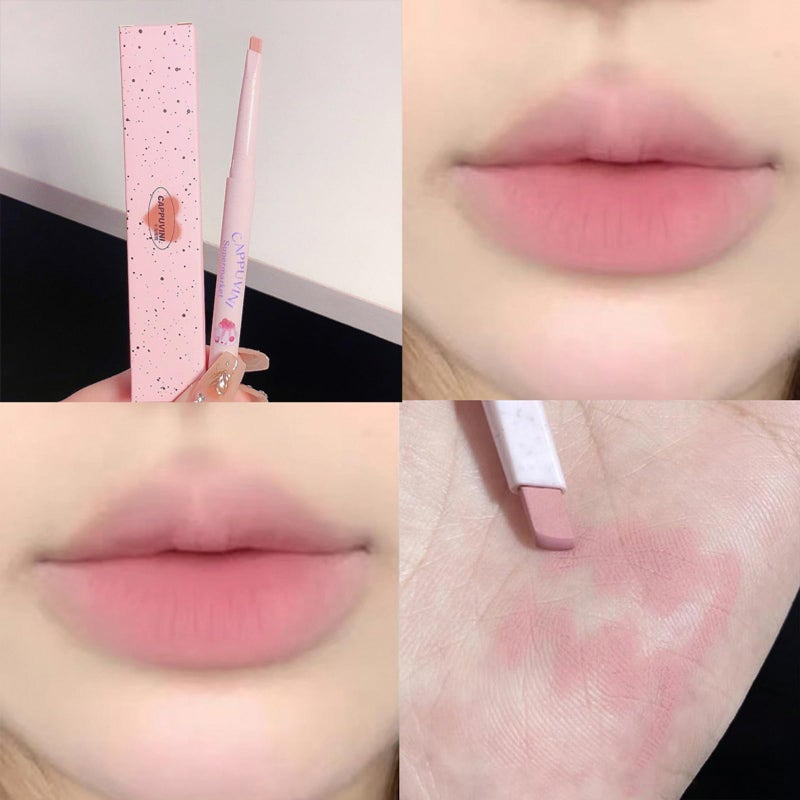 Domality 5 Colors Lip Liner Pen Set, 5pcs Nude Pink Lipstick Set, Longwear Waterproof Creamy Matte Finish Lip Pencil for Defines Perfect Lip Shape - Image 4
