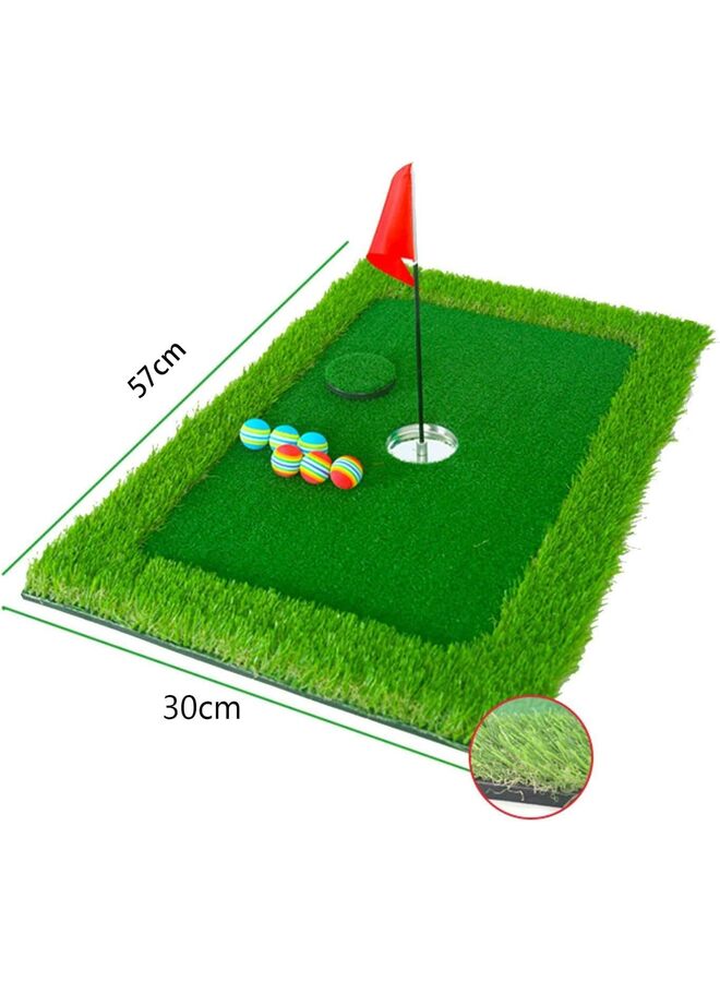 Floating Golf Green for Pool, Backyard Golf Game Aqua Golf Putting Green, Fun Aquatic Golf Mat with Floatng Balls Hitting Mat Set for Backyard Indoor Outdoor. - Image 2