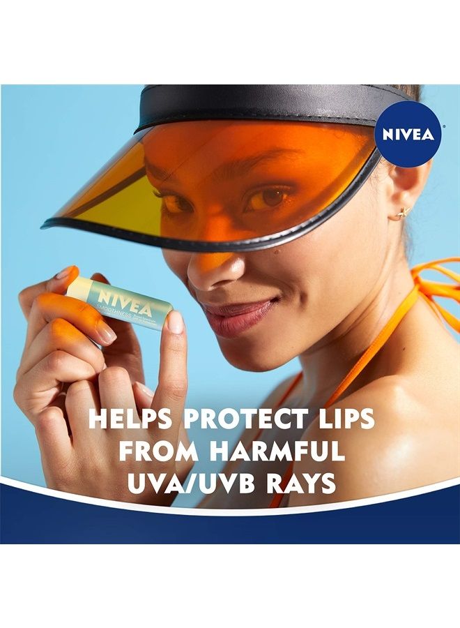 Nivea بلسم الشفاه الناعم SPF 15 مع بطاقة، 1 عدد، عبوة من 6 - Image 2