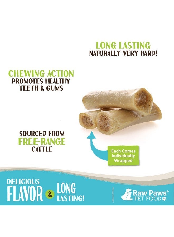 Raw Paws Filled Cow Femurs for Dogs - Peanut Butter Flavor, 5-6", 4-ct - Peanut Butter Filled Bones for Dogs - Bones for Large Breeds - Stuffed Cow Femur - Image 2