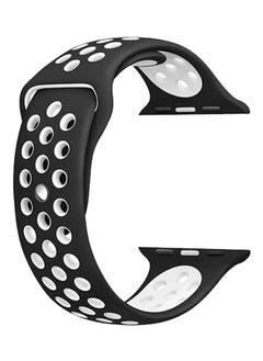 TWEGGON Apple Watchband 46mm/45mm/44mm/49mm Dot Apple Watch Strap for Apple Watch All Series Black/White  - Image 1