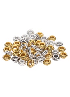 Brrnoo 50Pcs Dreadlock Loc Decoration Hair Accesorieshair Loc Wire Wrapped Adornment For Dreadlock Hair Jewelry For Women Men Braids Accessories  - Image 1
