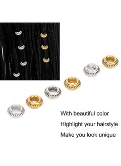 Brrnoo 50Pcs Dreadlock Loc Decoration Hair Accesorieshair Loc Wire Wrapped Adornment For Dreadlock Hair Jewelry For Women Men Braids Accessories  - Image 5
