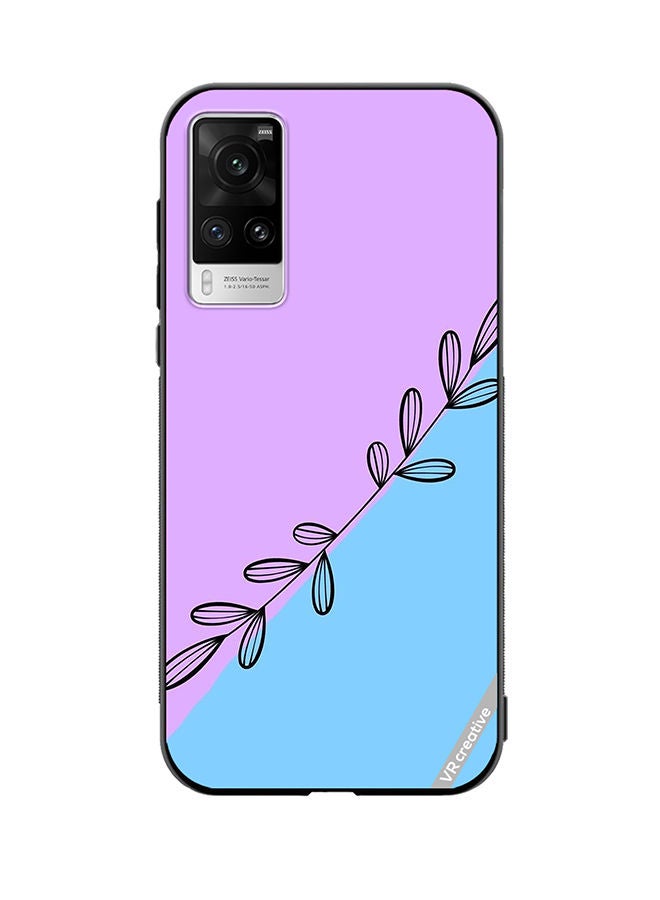 Protective Case Cover For Vivo X60 Pro Flower Design Multicolour
