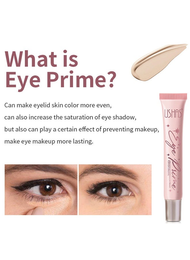 Ushas Eye Primer, Can Make The Skin Color Of Eyelid More Even, Increase The Saturation Of Eye Shadow, And Make The Eye Makeup More Lasting, Suitable For Makeup Use #01 - Image 2