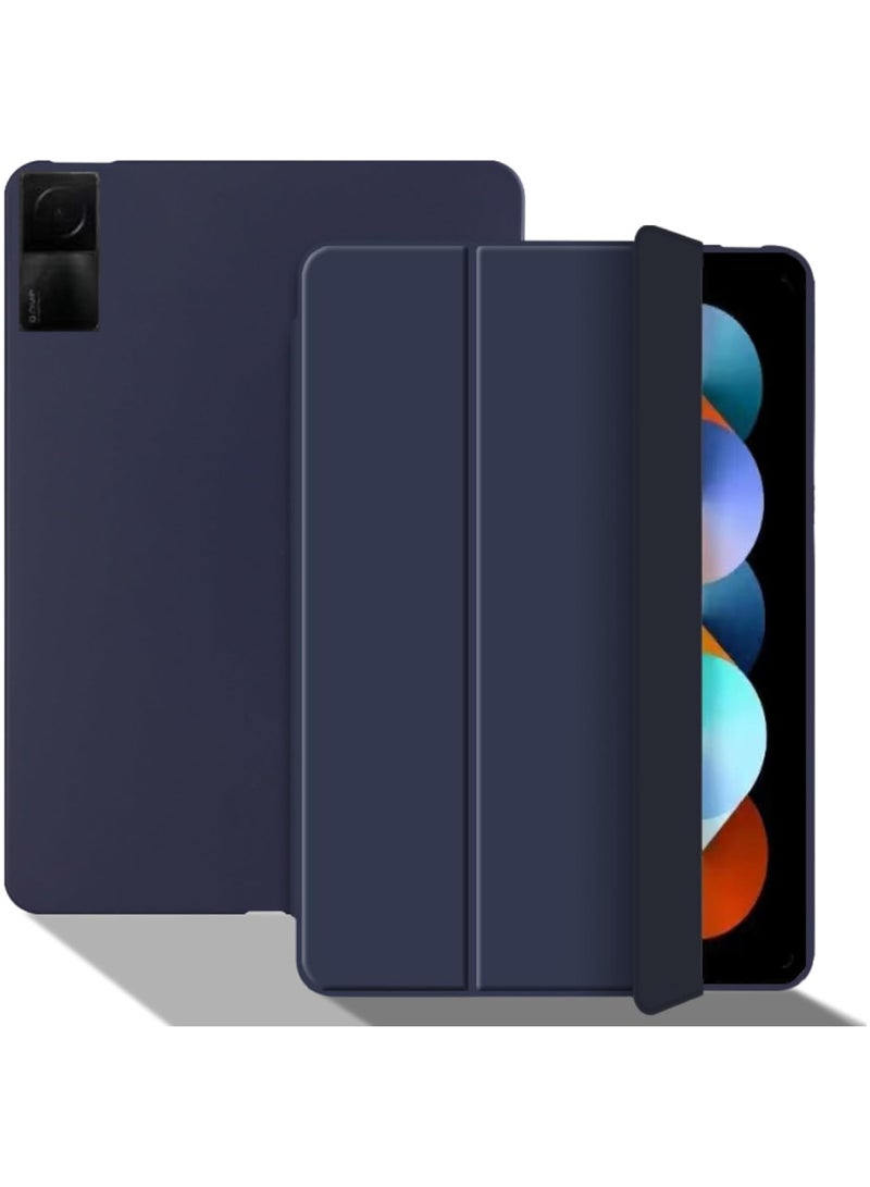 Rock Pow Compatible for Xiami REDMI Pad SE 11 inch 2023 Released Case Tri fold Slim Lightweight Shell Smart Protective Flip Cover with Multi-Angle Stand Wake&sleep for REDMIPAD SE - Image 1