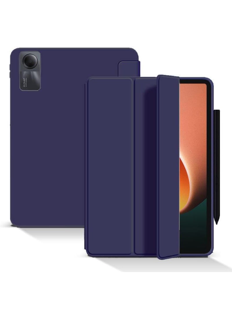 روك بو - متوافق مع Xiami REDMI Pad SE مقاس 11 بوصة 2023، جراب تم إصداره ثلاثي الطي وخفيف الوزن وغطاء حماية ذكي ذكي مع حامل متعدد الزوايا ونوم لـ REDMI PAD SE - Image 1