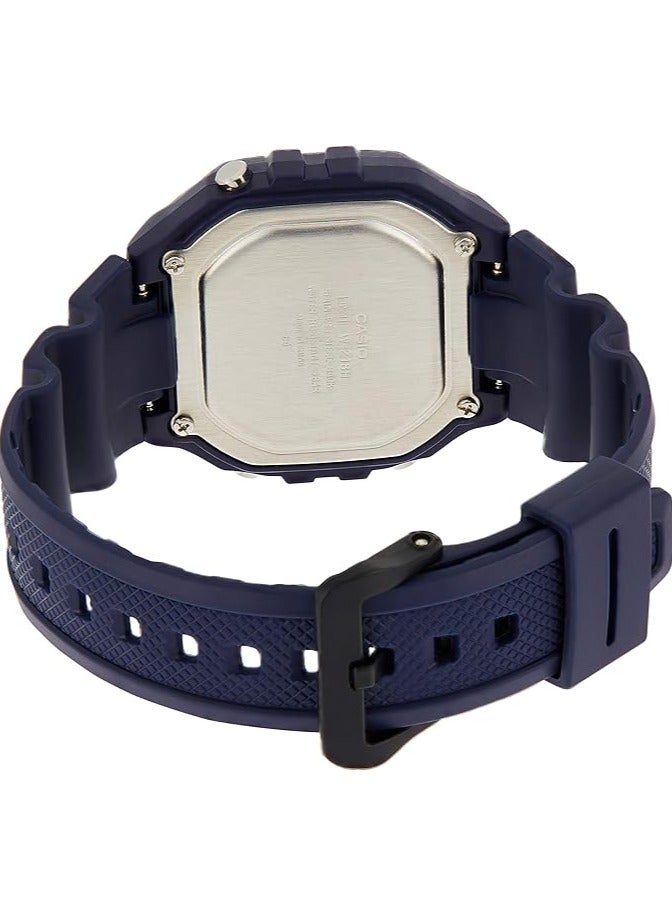 كاسيو ساعة كاسيو كاجوال للرجال، كوارتز، رقمية، من الراتنج، W-218H-2AVDF - Image 2