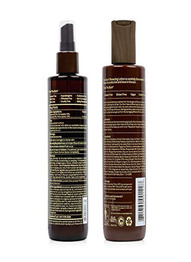 Sun Bum - Sun  Browning Lotion And Spf 15 Tanning Oil Vegan And Reef Friendly (Octinoxate & Oxybenzone Free) Sun Tanning Cream And Oil With Aloe Vera - Image 1