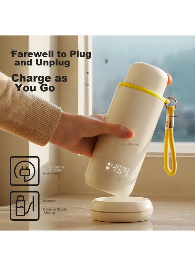 Imperial Pet Huangchong Children's Insulated Cup, Baby Constant Temperature Straw Water Bottle, Rechargeable Portable Milk Warmer, Milk Cup, Charging Base - Image 4