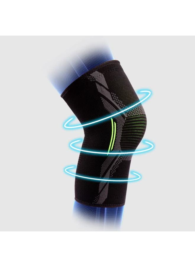Chidong Sports Knee Brace For Men And Women, Basketball Running Professional Protective Gear, Patellar Strap For Injury Prevention And Joint Support, Cycling Knee Brace, 2-pack M Size - Image 3