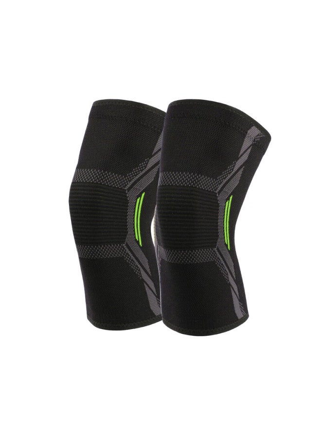 Chidong Sports Knee Brace For Men And Women, Basketball Running Professional Protective Gear, Patellar Strap For Injury Prevention And Joint Support, Cycling Knee Brace, 2-pack M Size - Image 1