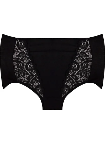 Magic Form 680 Laced Yüksel Waist Briefs-Black
