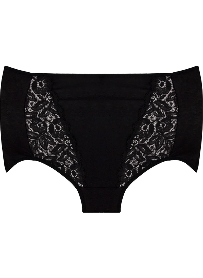 Magic Form 680 Laced Yüksel Waist Briefs-Black