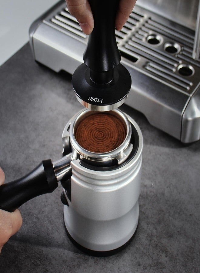 DIBTSA حامل فلتر DIBTSA بدون قاعدة بقطر 58 مم متوافق مع Nuova Simonelli، يتضمن سلة فلتر من الفولاذ المقاوم للصدأ 304 وشبكة ترشيح، ومقبض من الألومنيوم المؤكسد، أسود - Image 5