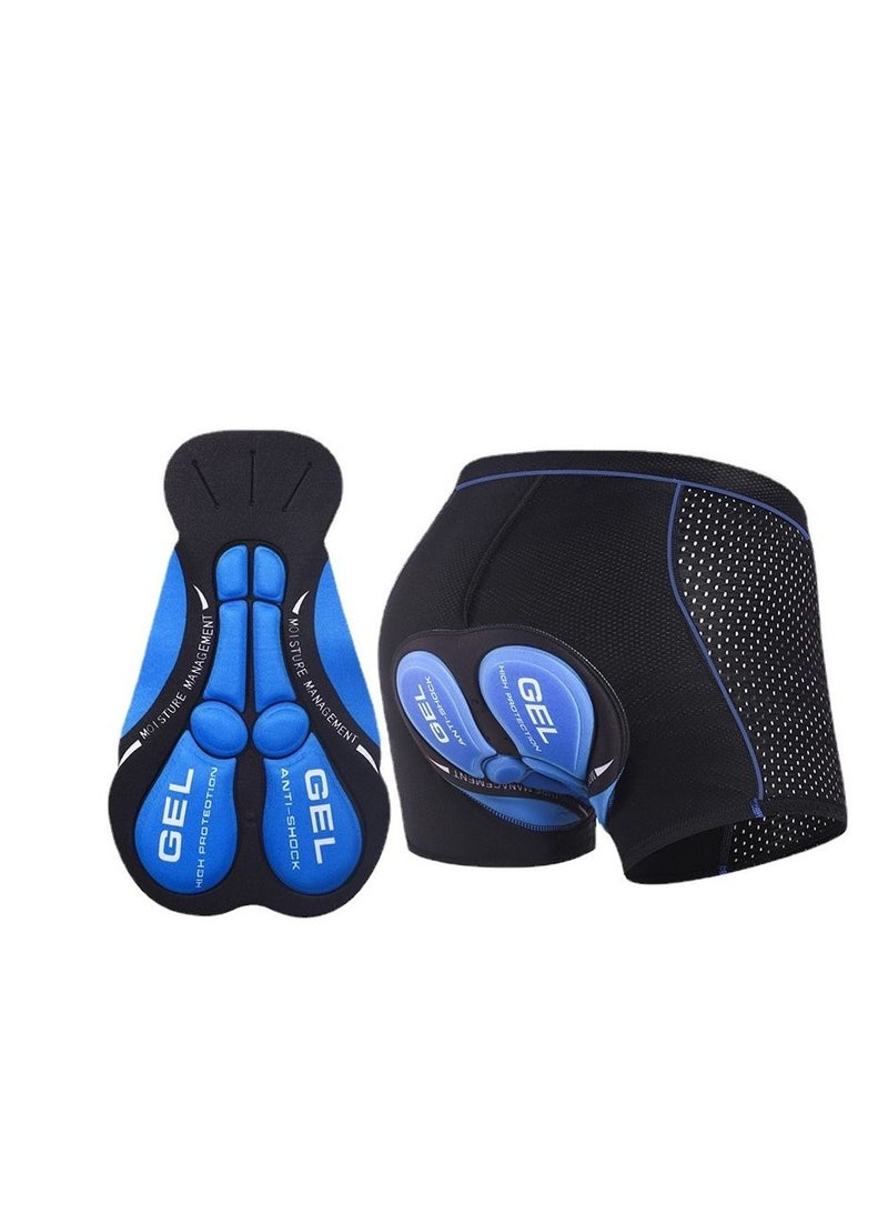 Gel Men's Cycling Underwear Cycling Tights with 3D Gel Pad,Breathable Compression Cycling Underwear Road Bike Bicycle Mtb Shorts - Image 1