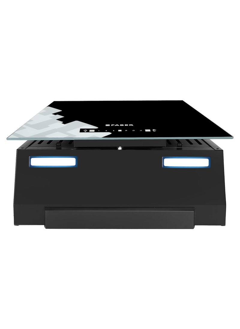 Faber - Faber 60cm 1200mhr Vertical Wall Mounted Chimney Filterless Two Way Suction Auto Clean 8 Yrs Warranty on Motor 2 Yrs Comprehensive Touch Gesture Control Hood Aspire IN HC SC FL BK 60 - Image 1