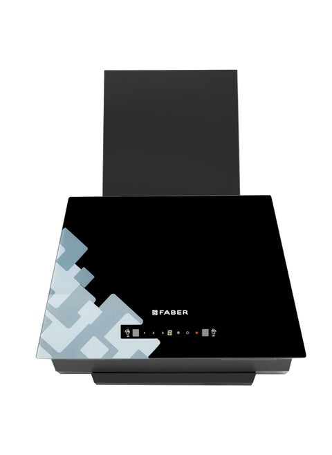 Faber 60cm 1200mhr Vertical Wall Mounted Chimney Filterless Two Way Suction Auto Clean 8 Yrs Warranty on Motor 2 Yrs Comprehensive Touch Gesture Control Hood Aspire IN HC SC FL BK 60