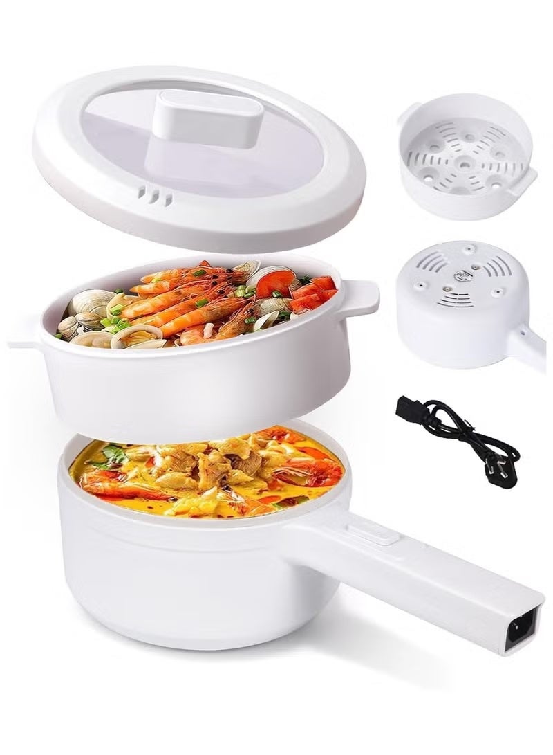 دينكس قدر كهربائي متعدد الوظائف بسعة 2 لتر مع خاصية البخار والتحكم في درجة الحرارة، مزود بخاصية الطهي بالبخار، ومقلاة غير لاصقة، بقدرة 700 واط، وخاصية ضبط الطاقة المزدوجة، وخاصية الإيقاف التلقائي. - Image 2