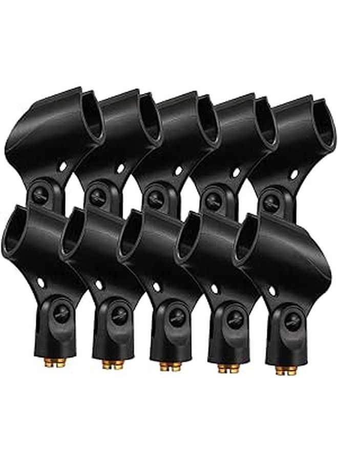10Pcs Mic Stand Clips Wireless Clip Holder for Singing Podcast - Image 1