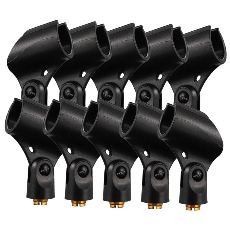 10Pcs Mic Stand Clips Wireless Clip Holder for Singing Podcast - Image 2