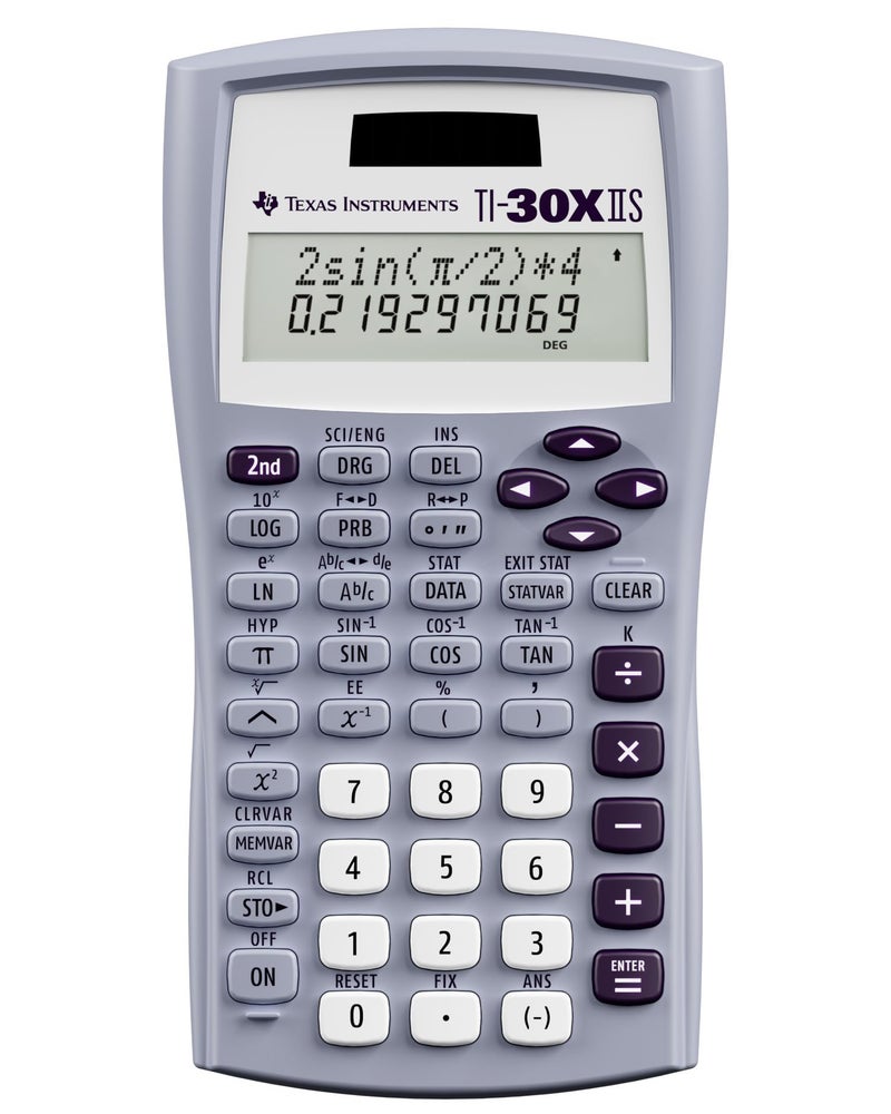 TEXAS INSTRUMENTS TI-30XIIS Scientific Calculator, Lavender Limits - Image 1