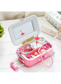 Hediyesahibi Suitcase Designed Ballerina Music and Jewelry Box  - Image 3
