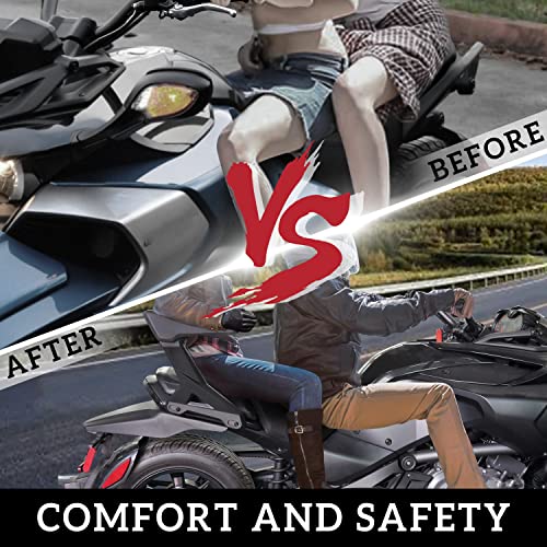 SAUTVS Passenger Armrests for Can-Am Spyder F3, Rear Arm Rest Kit for 2015-2025 Can-Am Spyder F3 / F3-S, 2016-2025 Can-Am Spyder F3-T / F3 Limited Accessories Replace #219400726 - Image 5