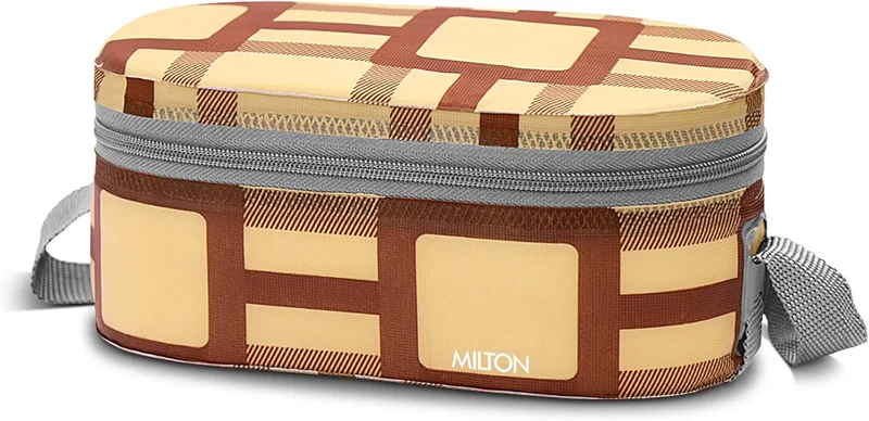 Milton Milton Corporate Lunch Stainless Steel Containers, Set of 3, (280 ml, 280 ml, 472 ml), Yellow | Light Weight | Odour Proof | Leak Proof | Easy to Carry | Food Grade