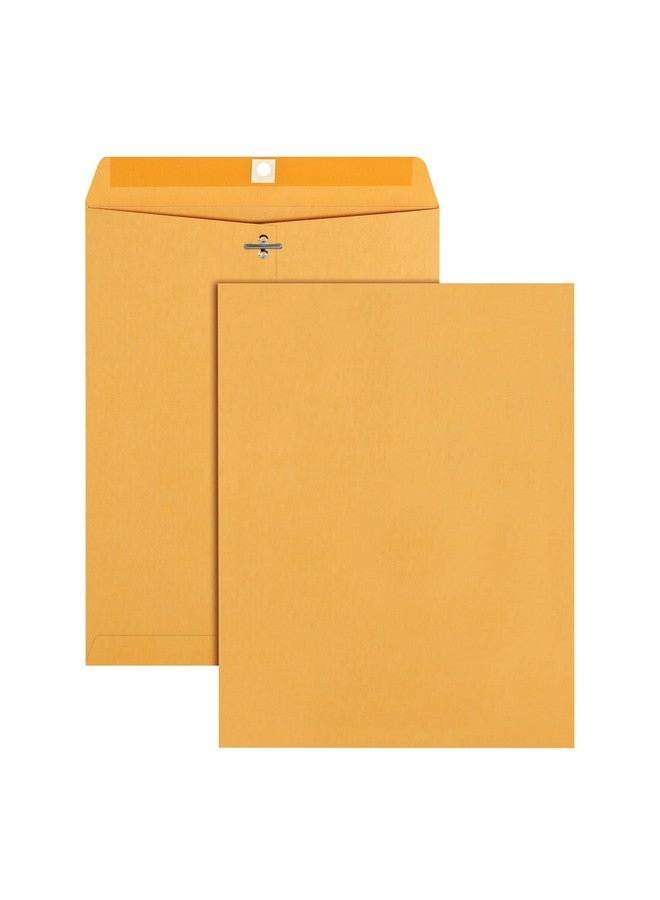 Office Depot Brand Clasp Envelopes 9 1/2 X 12 1/2 Brown Box Of 100 - Image 1