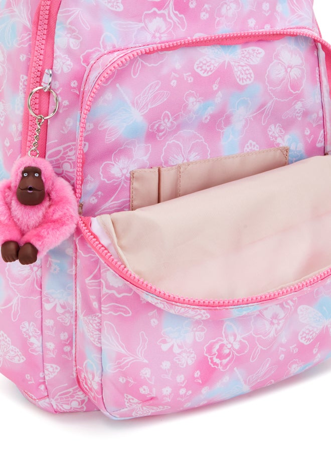 kipling Large Backpack Female Garden Clouds Seoul - Image 5