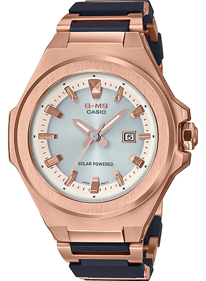G-SHOCK Women's Stainless Steel Analog Watch MSG-S500CG-1ADR - 37.1 mm