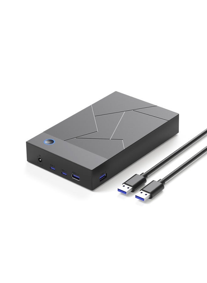 External 3.5 Inch Mobile Hard Disk Box Notebook Desktop SATA Universal USB3.0 Multi-function Box-Color:3.5inch Diamond Multifunctional Drive - Image 5
