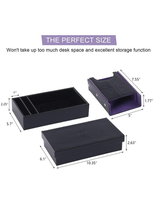 ماجيك فوسوم Dnd علبة النرد وبرج النرد مع تخزين 3 في 1 النرد صينية لف مع غطاء صندوق النرد المحمولة تخزين Dnd النرد حامل - Image 4