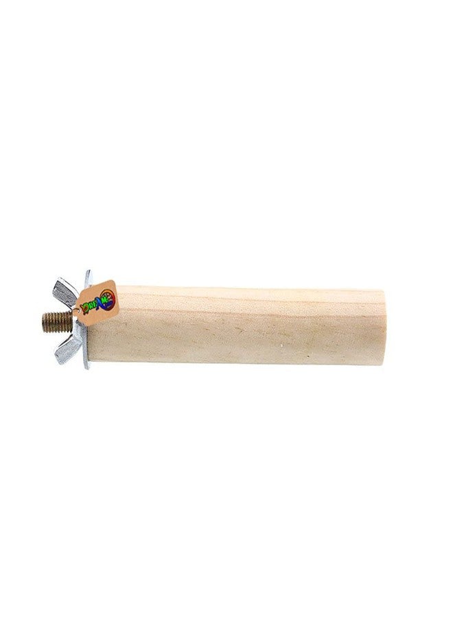 DreamAuro 6 Inches / 15 cm Natural Habitat Wooden Perch/Stand/Toy for Birds (Light Weight) - Image 2