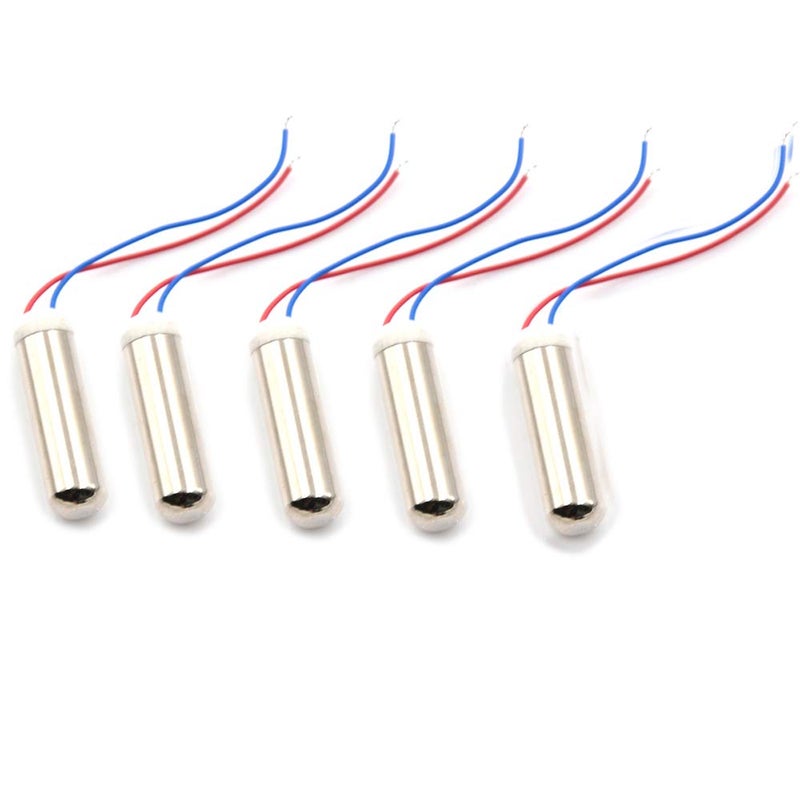 tatoko DC Coreless Motor Builtin Vibration Waterproof 153v 800016000RPM Motor for Electric Toothbrush 7x25mm 5PCS
