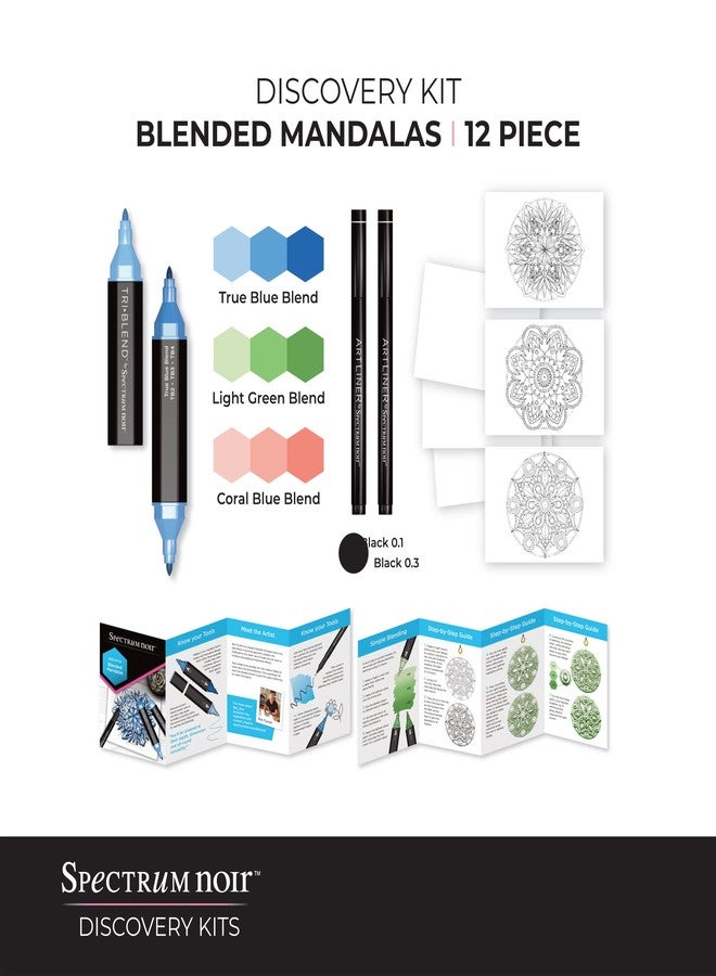Spectrum Noir Discover KIT, Blended Mandalas - Image 3