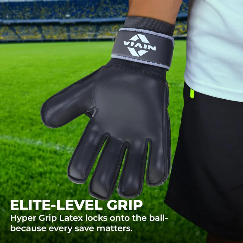 Nivia  Nivia Spider Goalkeeper Gloves - Black  | Best Price UAE